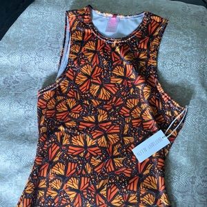 Brittany Allen Monarch body-con midi dress - NWT